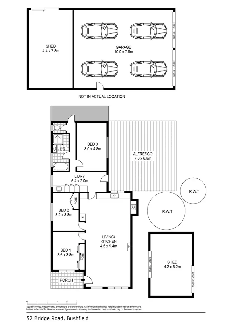 Floorplan of Homely house listing, 52 Bridge Road, Bushfield VIC 3281