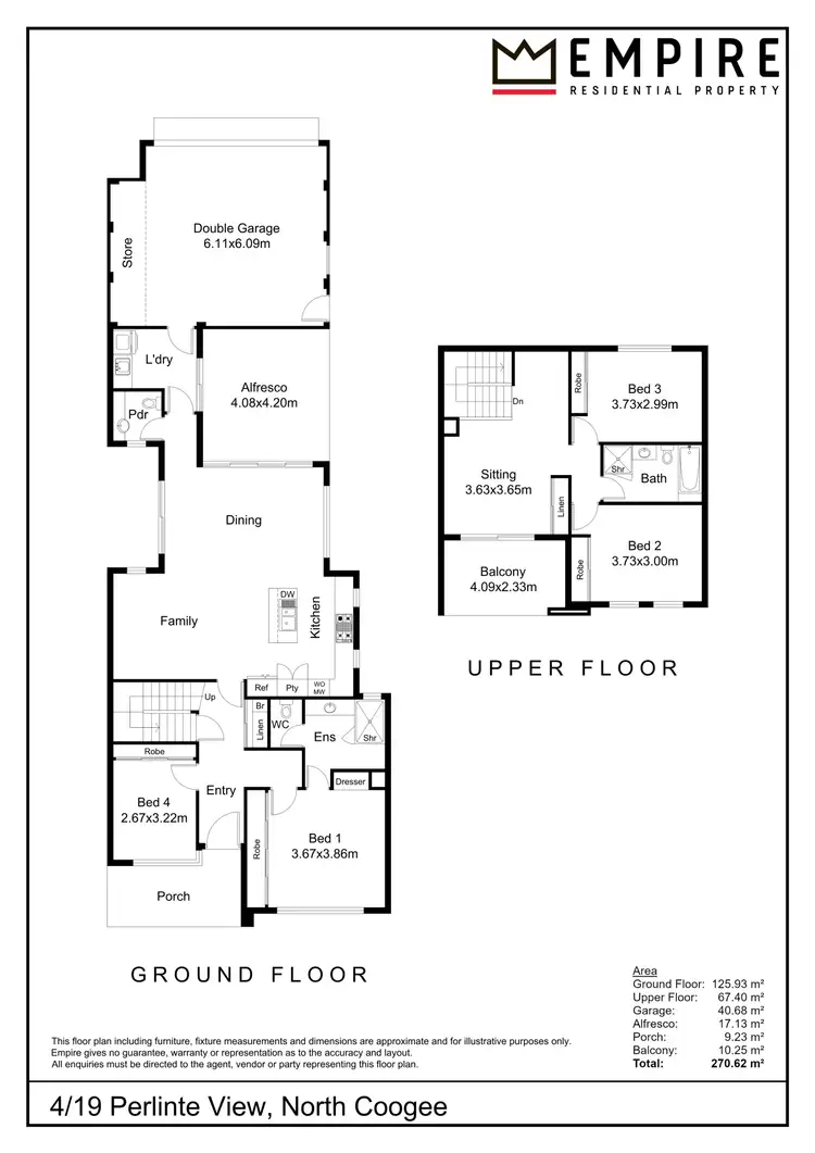 Floorplan of Homely house listing, 4/19 Perlinte View, North Coogee WA 6163