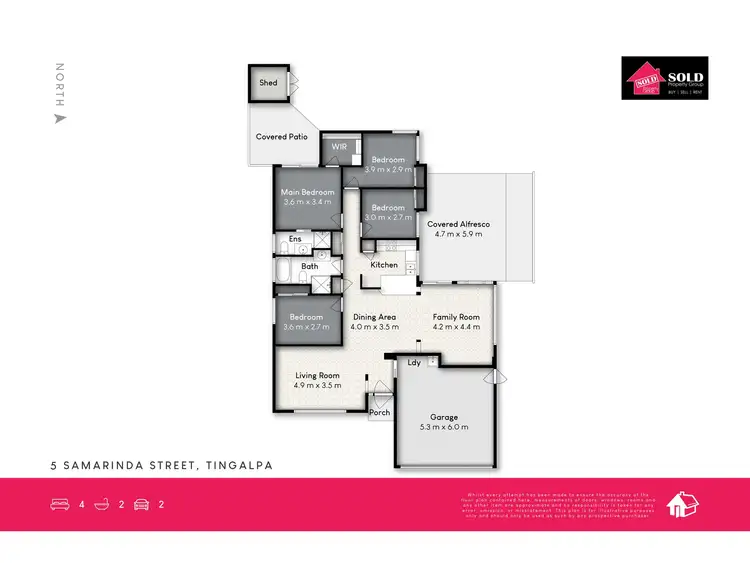 Floorplan of Homely house listing, 5 Samarinda Street, Tingalpa QLD 4173