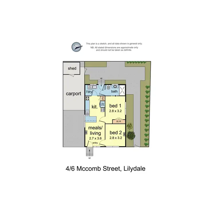 Floorplan of Homely unit listing, 4/6 McComb Street, Lilydale VIC 3140