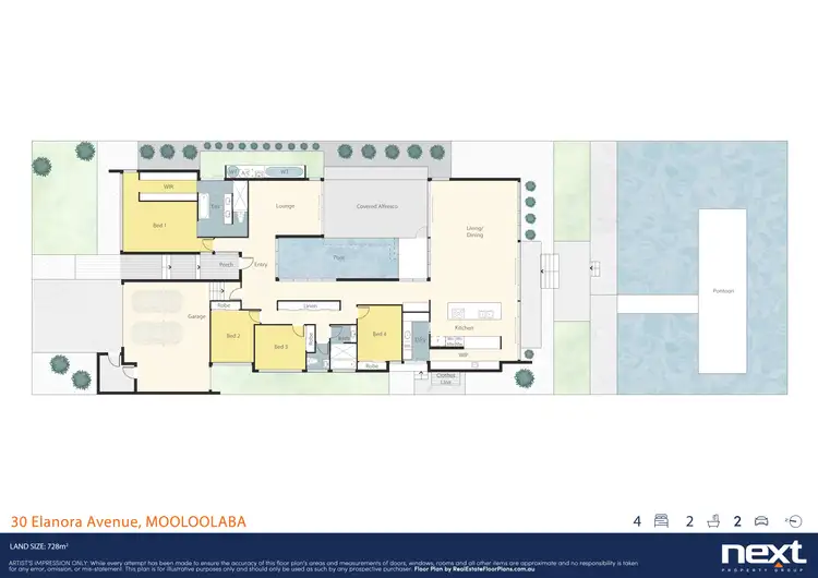 Floorplan of Homely house listing, 30 Elanora Avenue, Mooloolaba QLD 4557