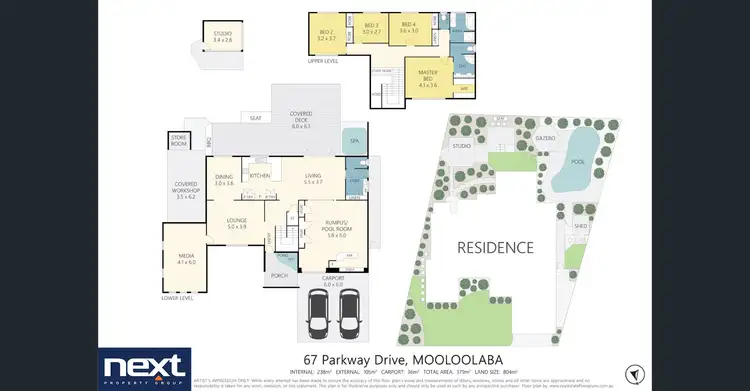Floorplan of Homely house listing, 67 Parkway Drive, Mooloolaba QLD 4557