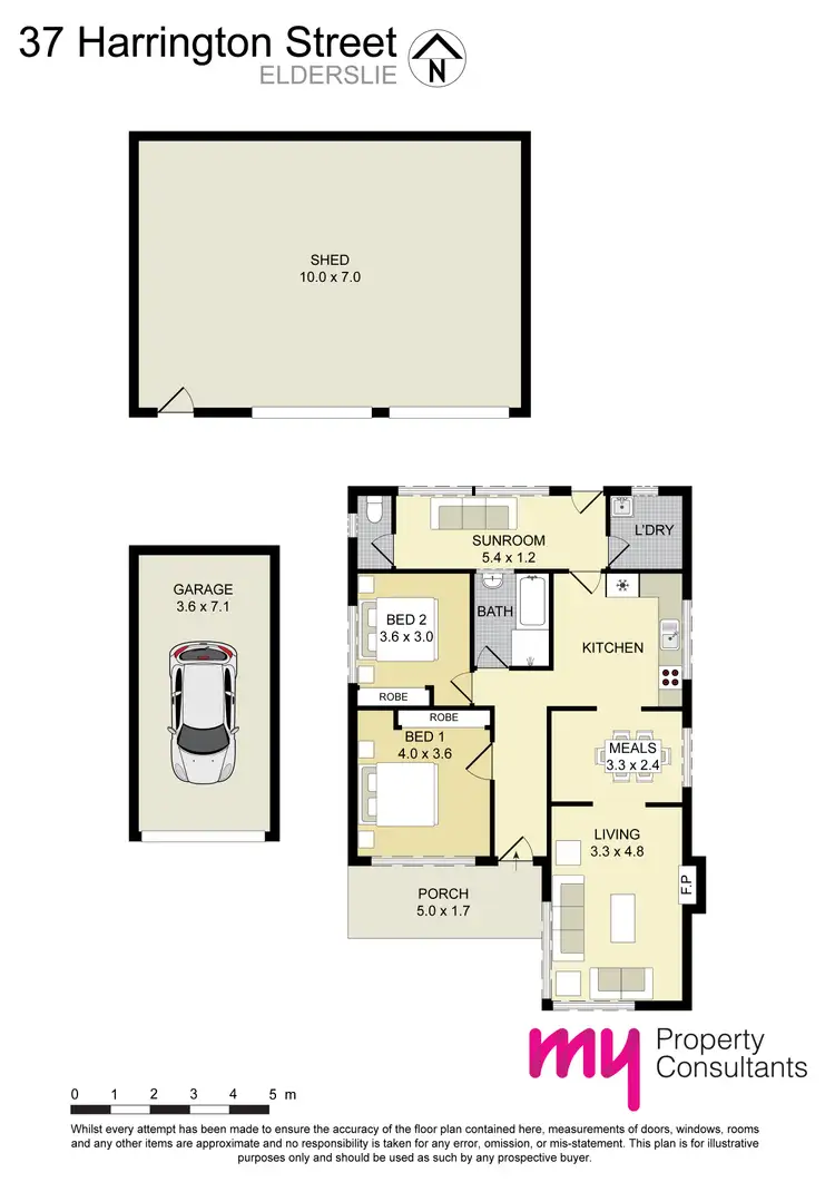 Floorplan of Homely house listing, 37 Harrington Street, Elderslie NSW 2570