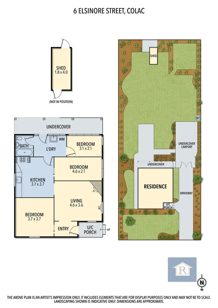 Floorplan of Homely house listing, 6 Elsinore Street, Colac VIC 3250