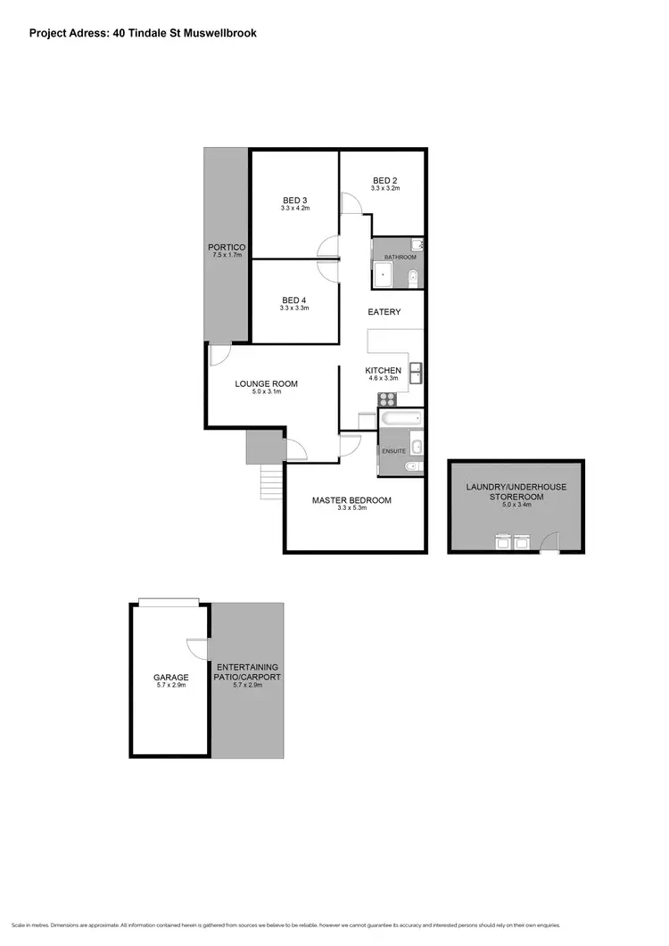Floorplan of Homely house listing, 40 Tindale Street, Muswellbrook NSW 2333