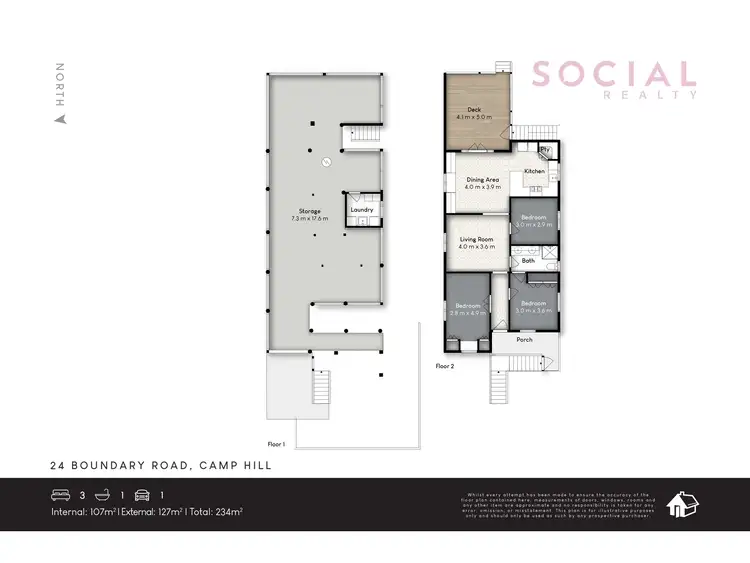 Floorplan of Homely house listing, 24 Boundary Road, Camp Hill QLD 4152