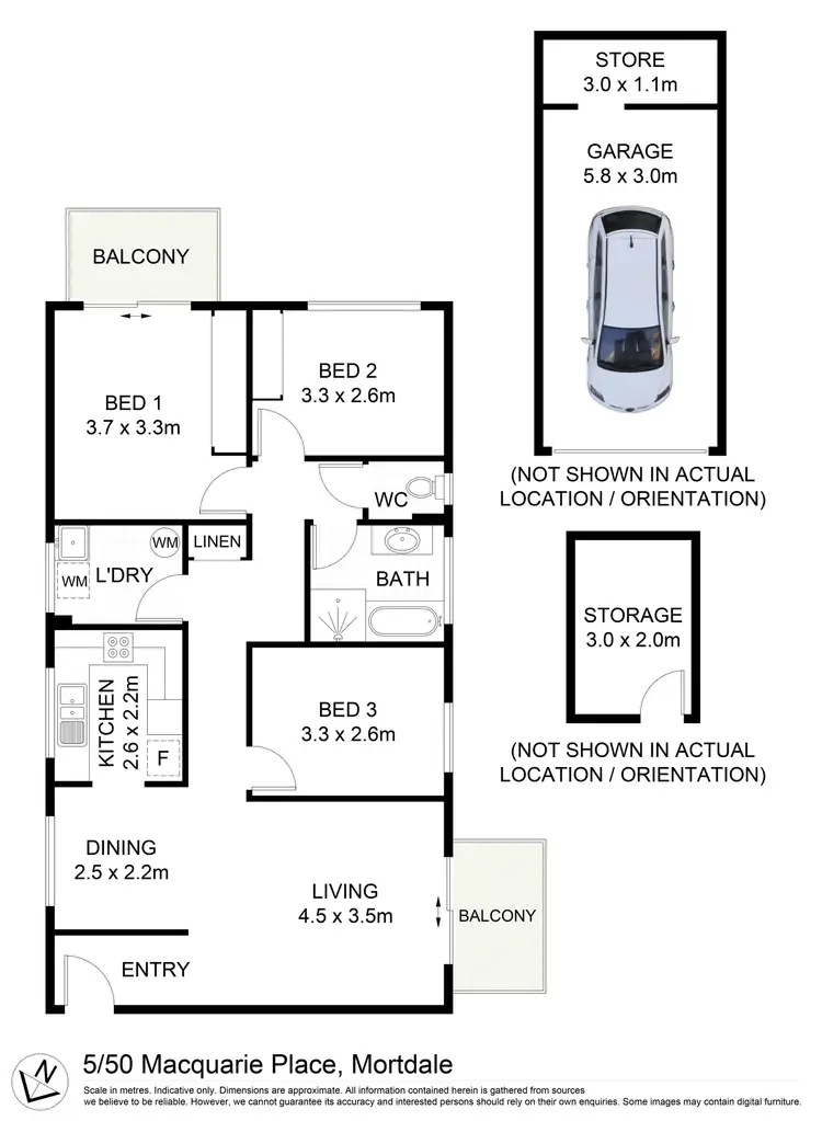 Floorplan of Homely apartment listing, 5/50 Macquarie Place, Mortdale NSW 2223