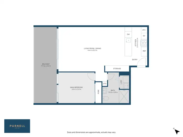 Floorplan of Homely apartment listing, 22/20 Eyre Street, Kingston ACT 2604