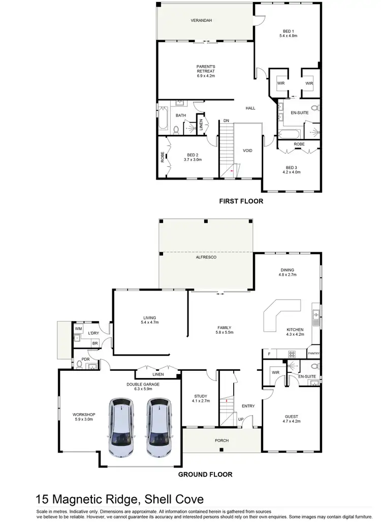 Floorplan of Homely house listing, 15 Magnetic Ridge, Shell Cove NSW 2529