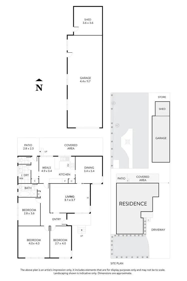 Floorplan of Homely house listing, 34 Wheatsheaf Road, Glenroy VIC 3046
