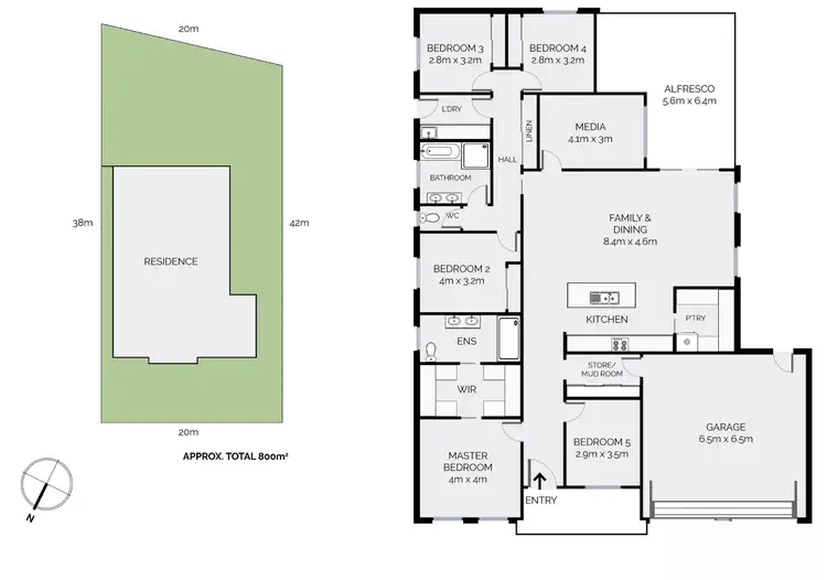 Floorplan of Homely house listing, 6 Darvall Drive, Kelso NSW 2795
