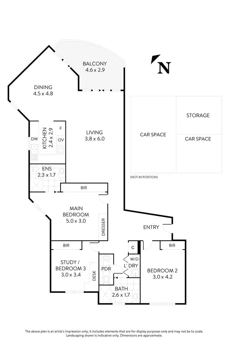 Floorplan of Homely apartment listing, 501/701 Mt Alexander Road, Moonee Ponds VIC 3039