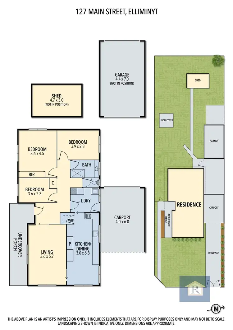 Floorplan of Homely house listing, 127 Main Street, Elliminyt VIC 3250