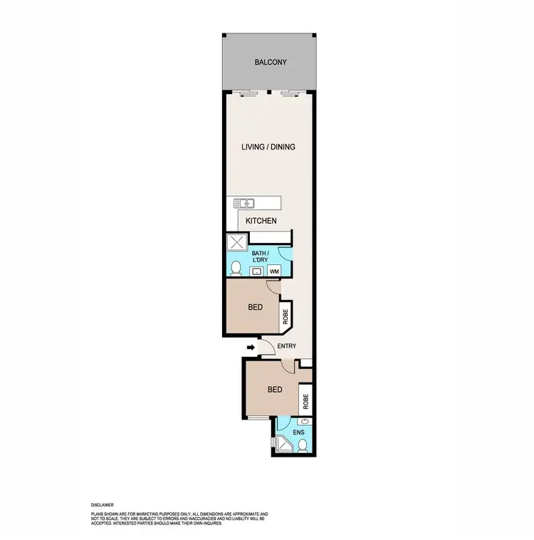 Floorplan of Homely apartment listing, 17E/174 Forrest Parade, Rosebery NT 832
