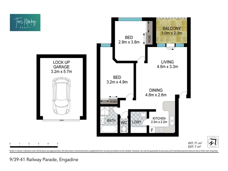 Floorplan of Homely apartment listing, 9/39-41 Railway Parade, Engadine NSW 2233