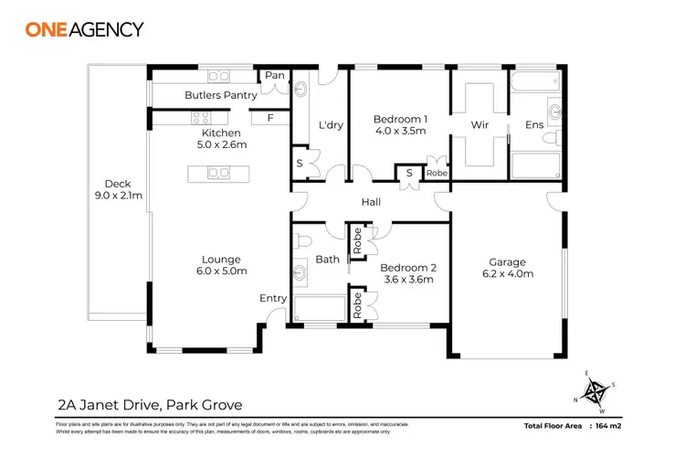 Floorplan of Homely villa listing, 2A Janet Drive, Park Grove TAS 7320
