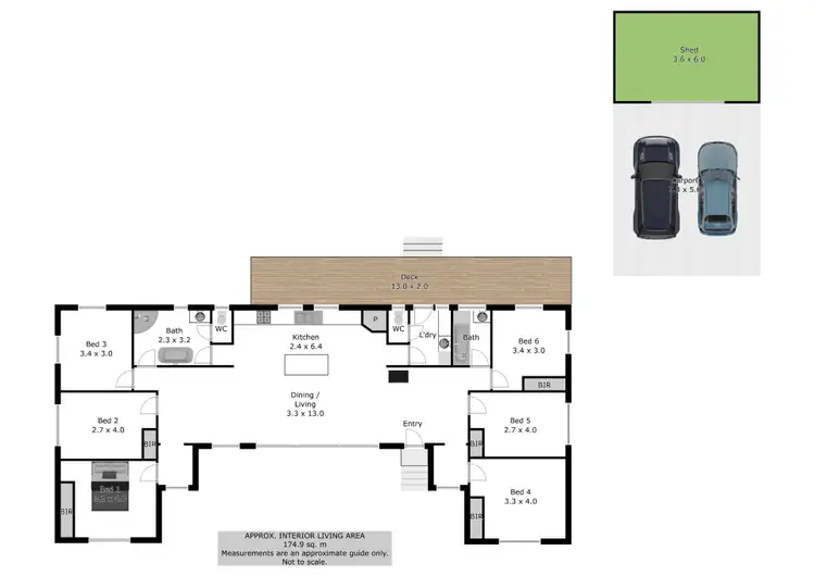 Floorplan of Homely rural property listing, 1717 Chiltern Road, Rutherglen VIC 3685
