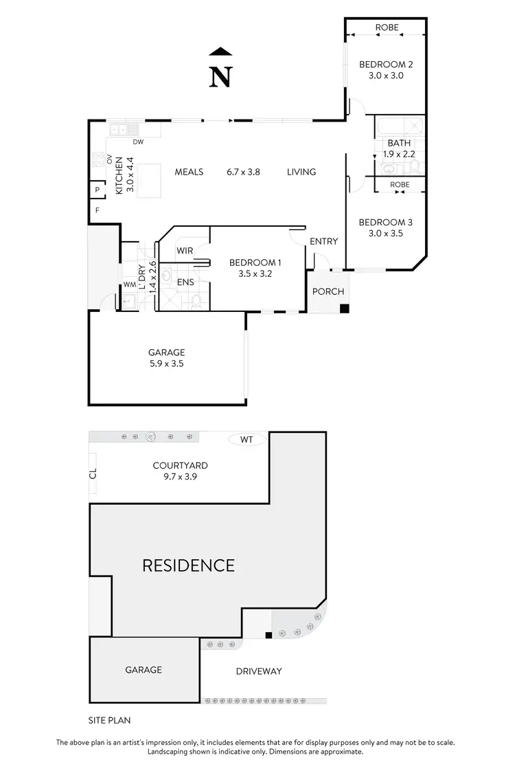 Floorplan of Homely unit listing, 3/27 Walters Avenue, Airport West VIC 3042