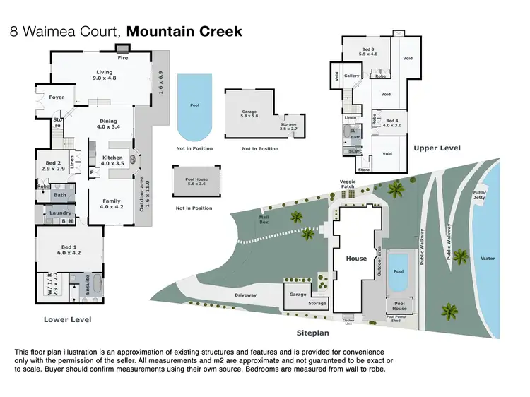 Floorplan of Homely house listing, 8 Waimea Court, Mountain Creek QLD 4557