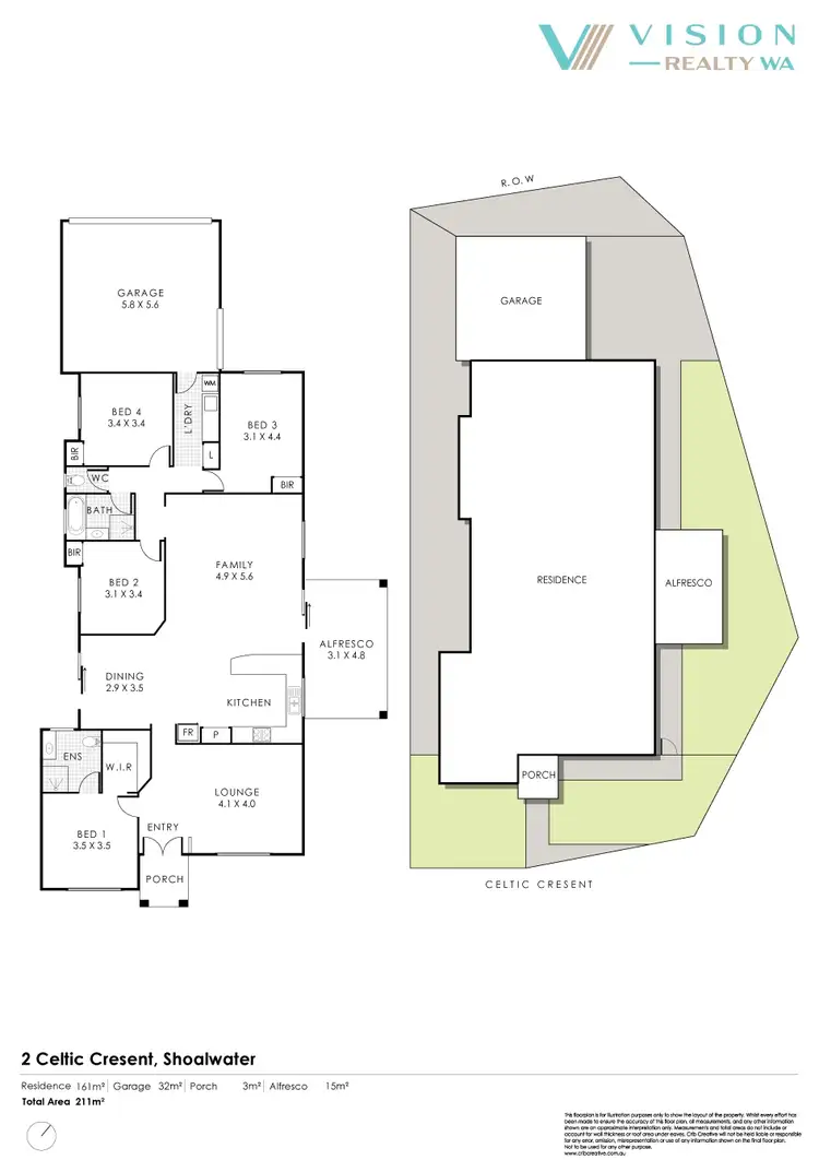 Floorplan of Homely house listing, 2 Celtic Crescent, Shoalwater WA 6169