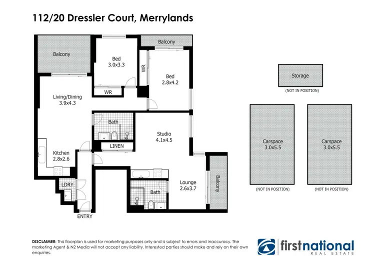 Floorplan of Homely apartment listing, 112/20 Dressler Court, Merrylands NSW 2160