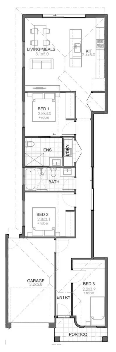Floorplan of Homely house listing, Address available on request