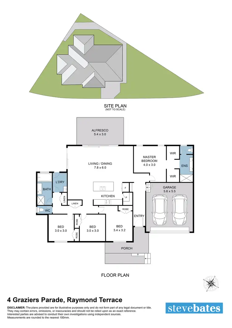 Floorplan of Homely house listing, 4 Graziers Parade, Raymond Terrace NSW 2324