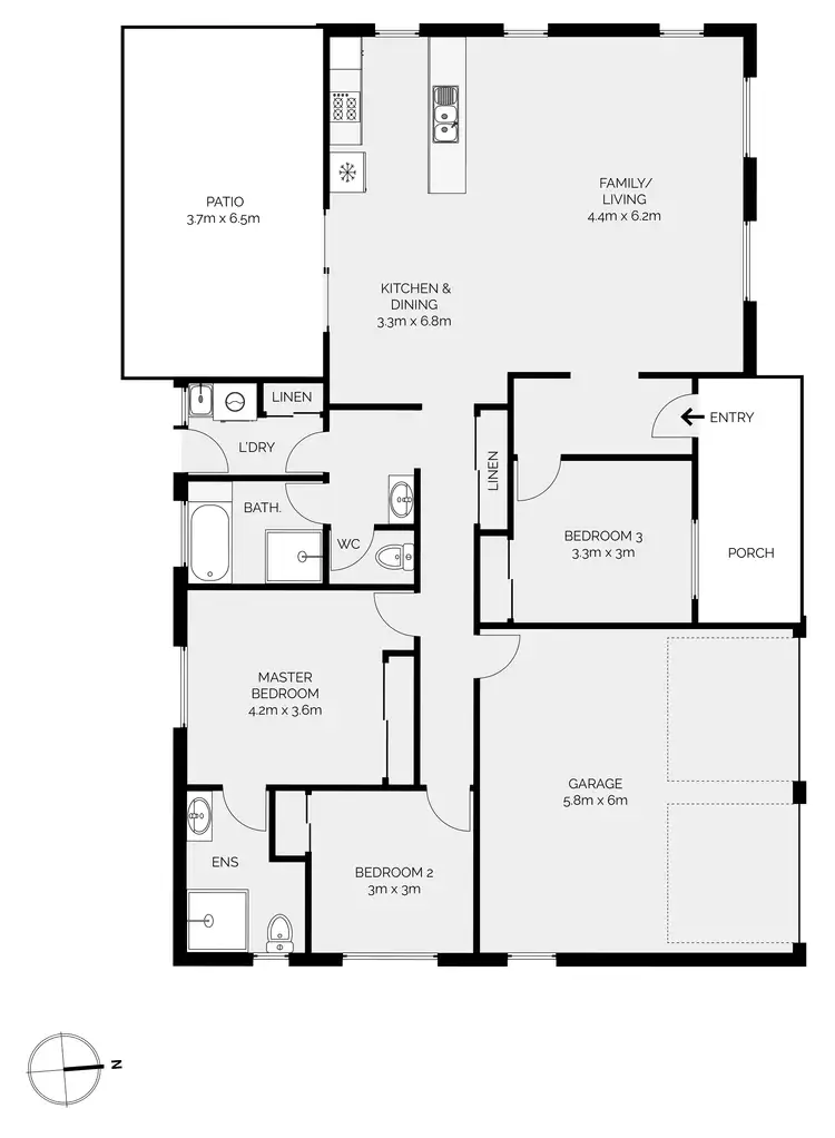 Floorplan of Homely house listing, 10 Coolabah Close, Kelso NSW 2795