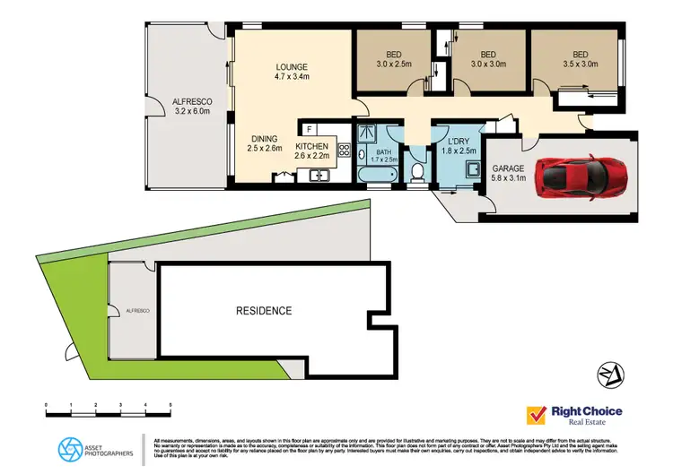 Floorplan of Homely villa listing, 6/4 MacLeay Place, Albion Park NSW 2527
