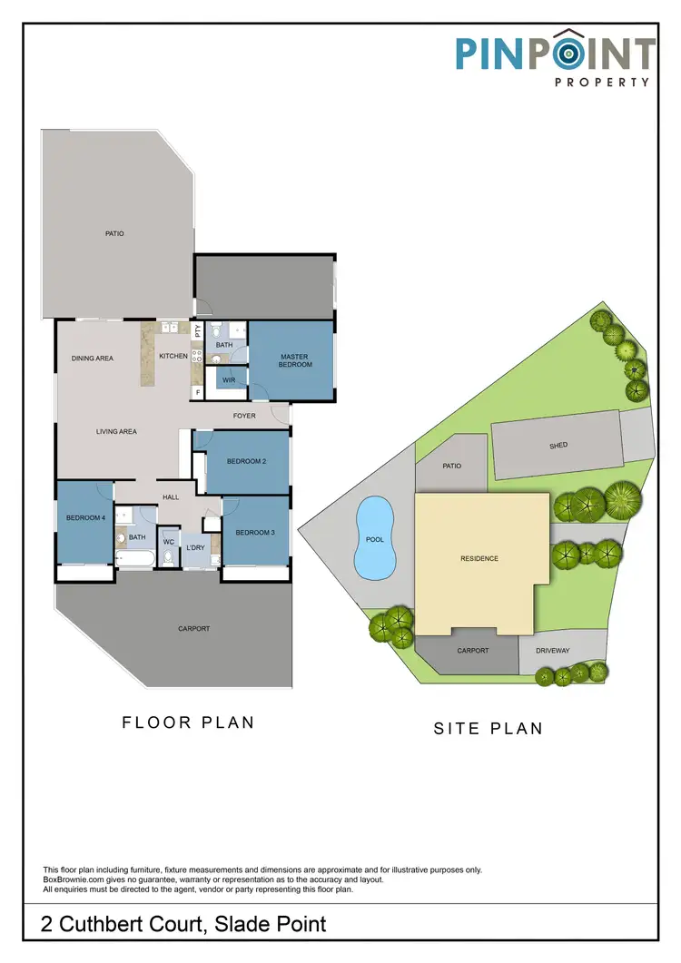 Floorplan of Homely house listing, 2 Cuthbert Court, Slade Point QLD 4740