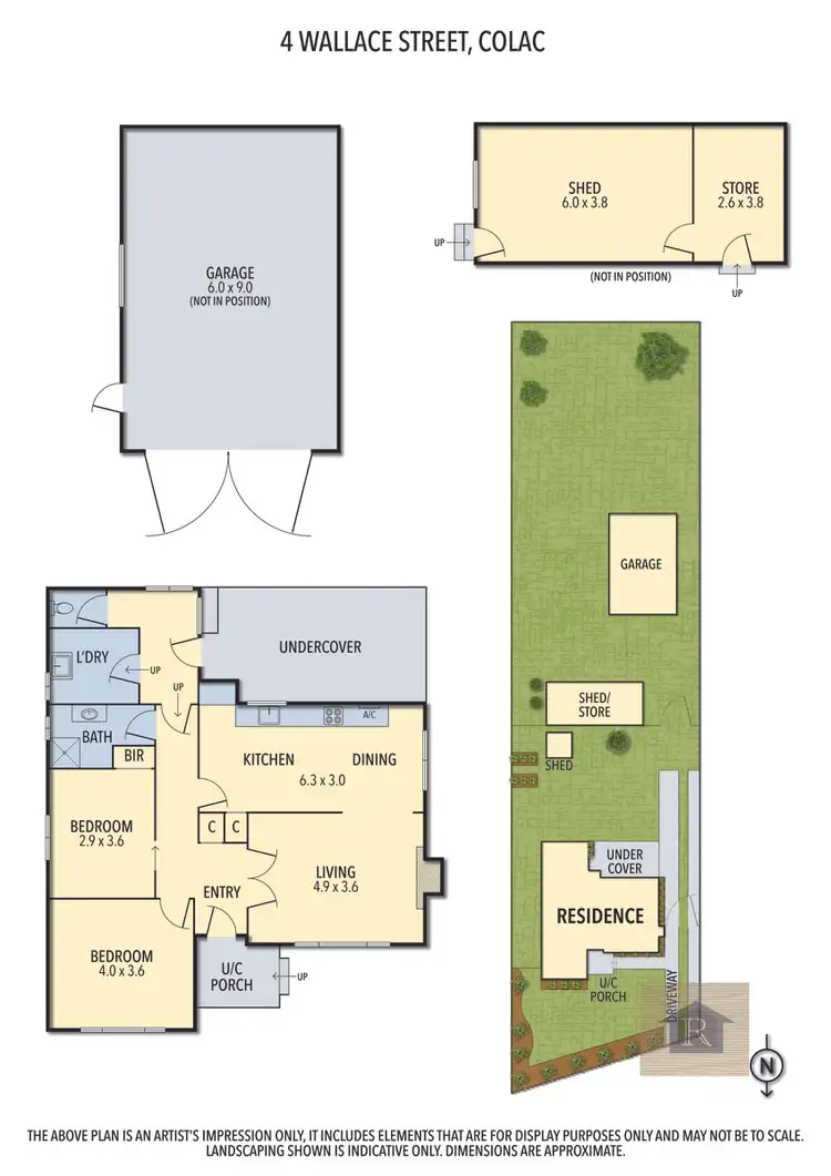 Floorplan of Homely house listing, 4 Wallace Street, Colac VIC 3250