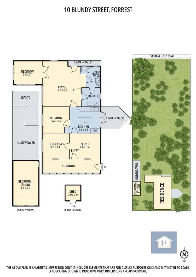 Floorplan of Homely house listing, 10 Blundy Street, Forrest VIC 3236