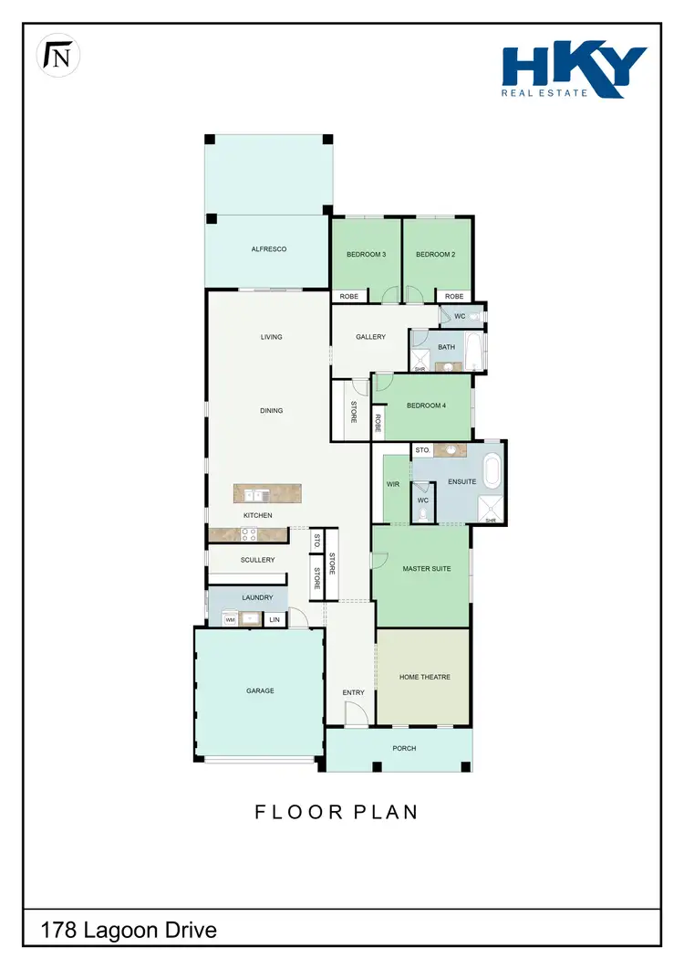 Floorplan of Homely house listing, 178 Lagoon Drive, Yanchep WA 6035