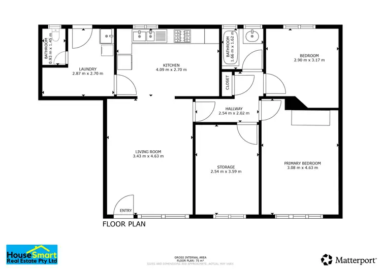 Floorplan of Homely house listing, 24D Connell Way, Girrawheen WA 6064