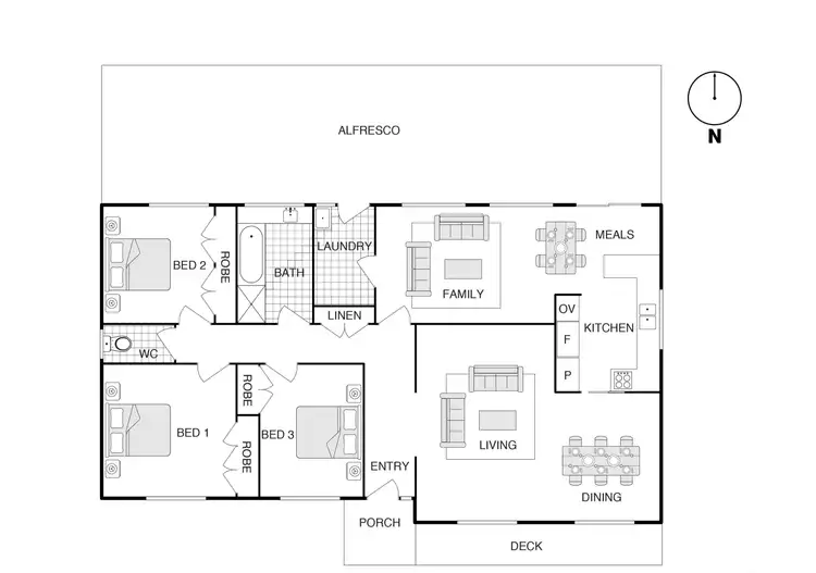 Floorplan of Homely house listing, 11 Cowdery Place, Monash ACT 2904