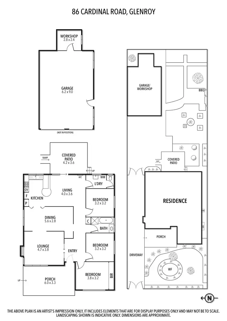 Floorplan of Homely house listing, 86 Cardinal Road, Glenroy VIC 3046