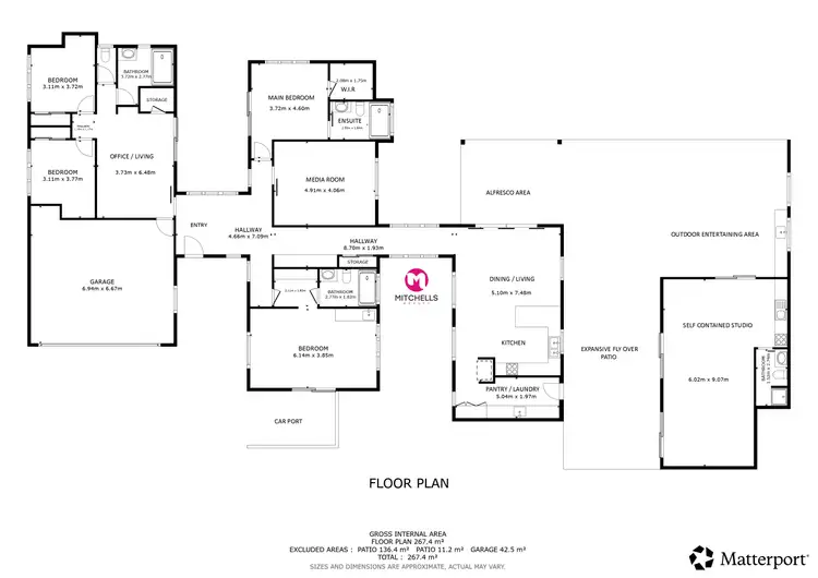 Floorplan of Homely house listing, 97 Garden Drive, Urangan QLD 4655