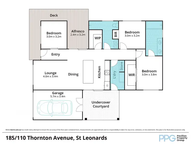 Floorplan of Homely retirement listing, 158/110 Thornton Avenue, St Leonards VIC 3223