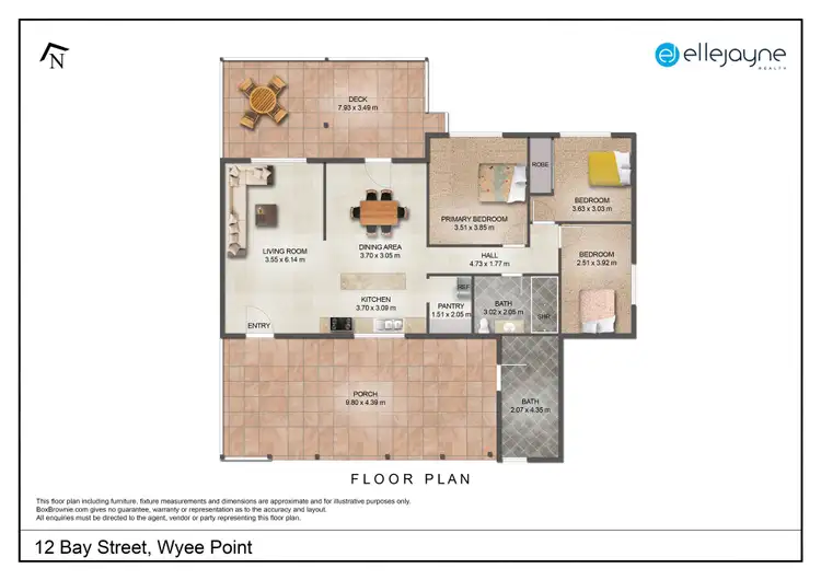 Floorplan of Homely house listing, 12 Bay Street, Wyee Point NSW 2259