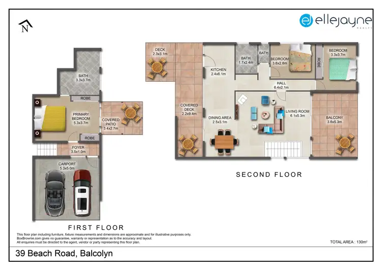 Floorplan of Homely house listing, 39 Beach Road, Balcolyn NSW 2264