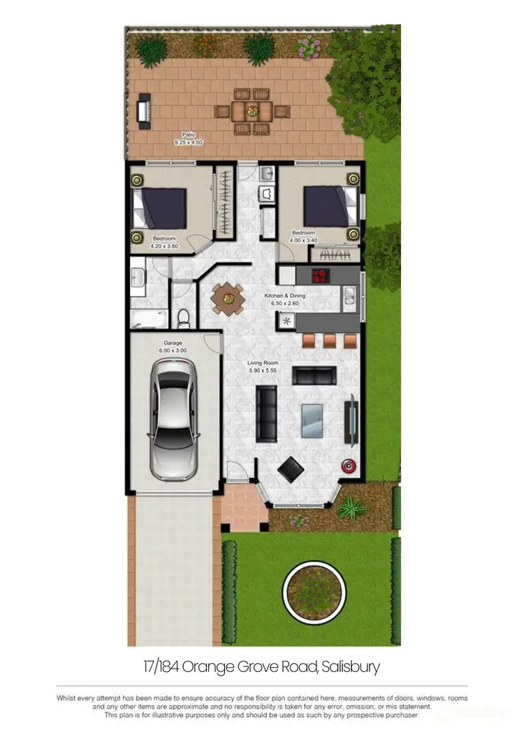 Floorplan of Homely villa listing, 17/184 Orange Grove Road, Salisbury QLD 4107