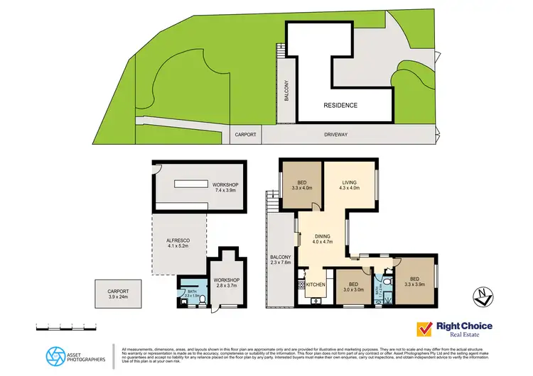 Floorplan of Homely house listing, 85 Denise Street, Lake Heights NSW 2502