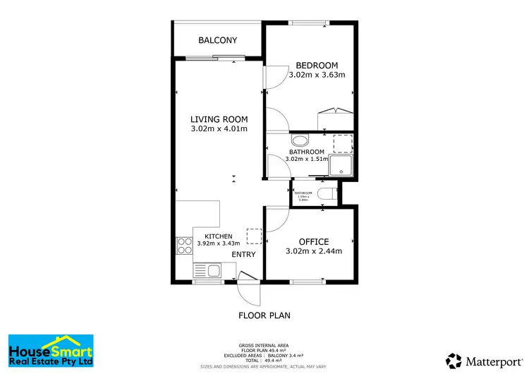 Floorplan of Homely apartment listing, 12C/159 Hector Street, Osborne Park WA 6017
