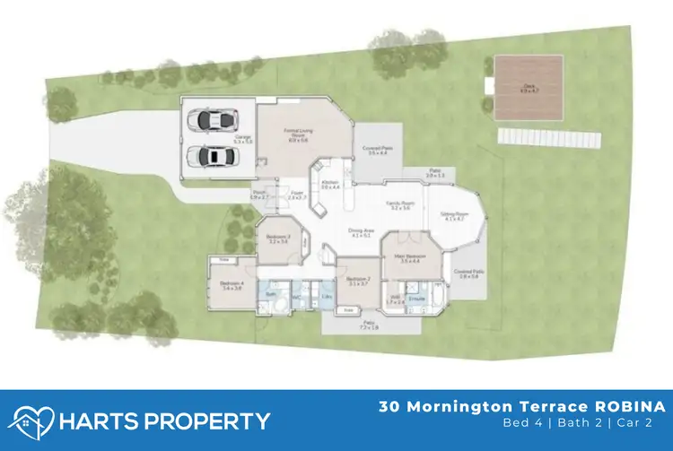 Floorplan of Homely house listing, 30 Mornington Terrace, Robina QLD 4226