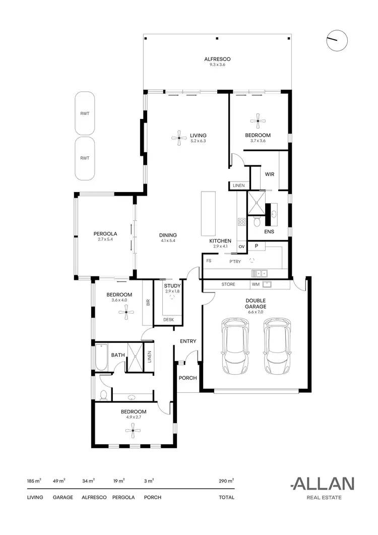 Floorplan of Homely house listing, 78 Sun Orchid Drive, Chiton SA 5211