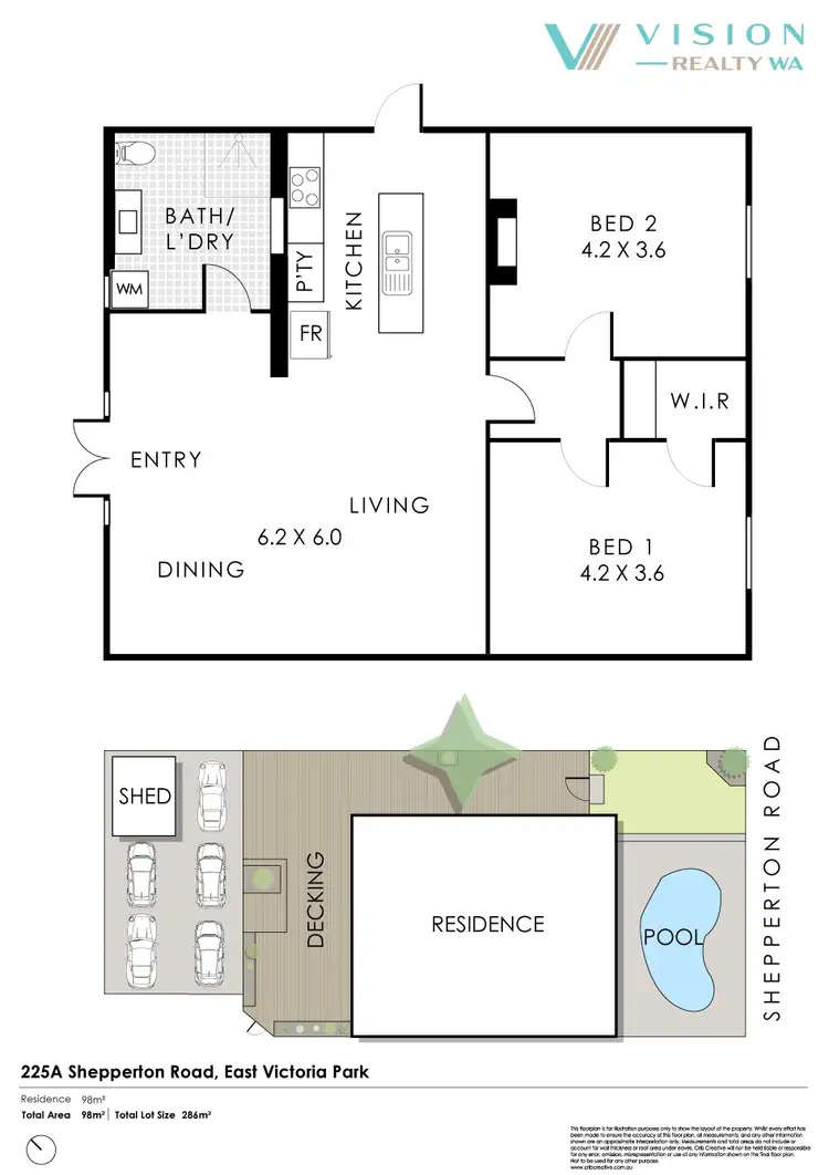 Floorplan of Homely house listing, 225A Shepperton Road, East Victoria Park WA 6101