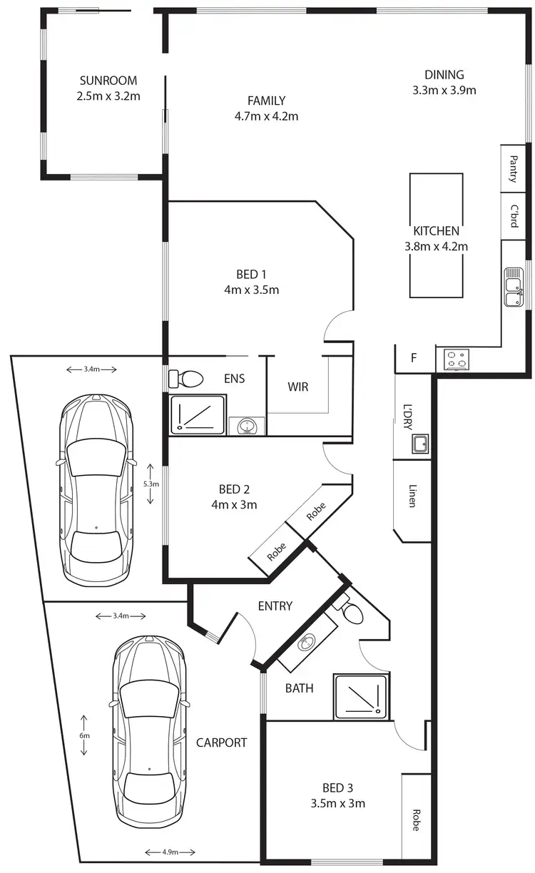 Floorplan of Homely house listing, 11A Lansell Circuit, Wanniassa ACT 2903