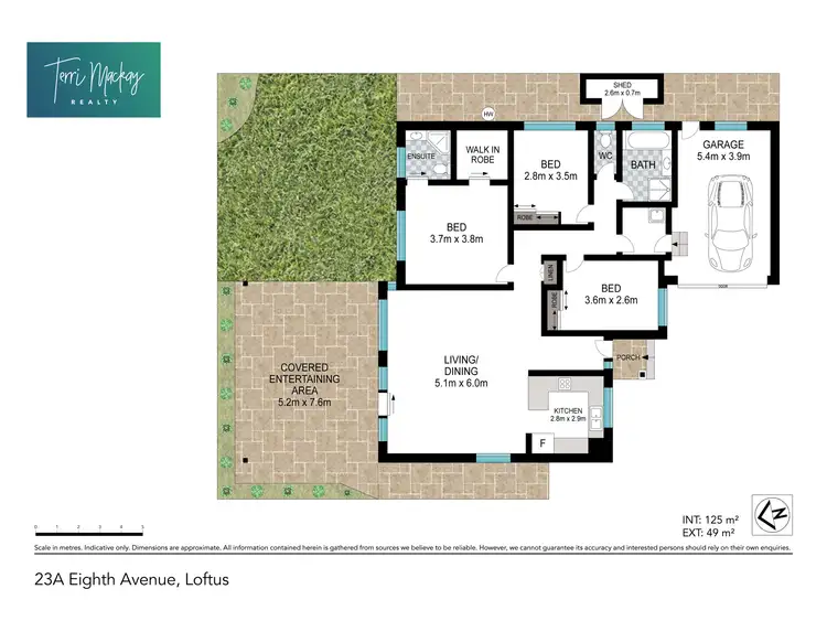 Floorplan of Homely house listing, 23A Eighth Ave, Loftus NSW 2232