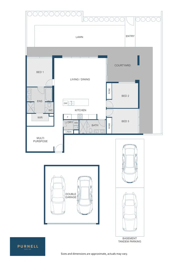 Floorplan of Homely apartment listing, 130/39 McIntyre Street, Narrabundah ACT 2604
