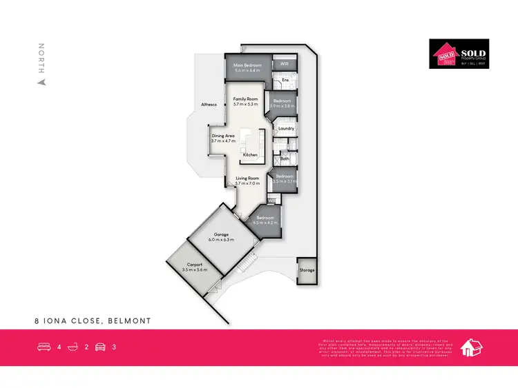 Floorplan of Homely house listing, 8 Iona Close, Belmont QLD 4153